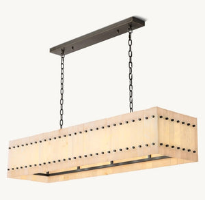 Amelia Alabaster Linear Chandelier - view 5