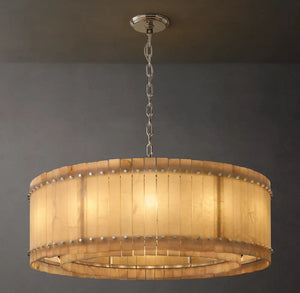 Amelia Alabaster Round Chandelier - view 10