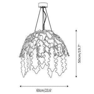 Aqua Dome Chandelier - view 14