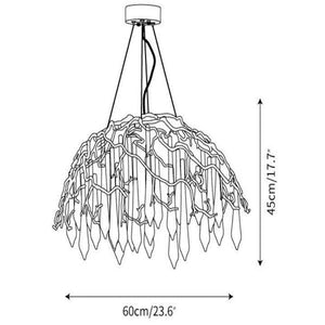 Aqua Dome Chandelier - view 11