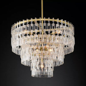 Arrebol 3-Tier Round Chandelier 36", three-tier