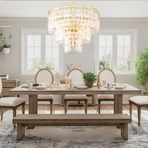 Arrebol 3-Tier Round Chandelier 36", three-tier - view 4