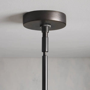 Arrow Bronze Glass Chandelier - view 4