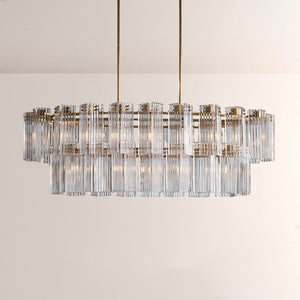 Art Glass Delsia Linear Chandelier - view 3