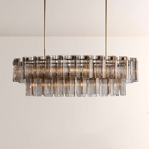 Art Glass Delsia Linear Chandelier - view 8