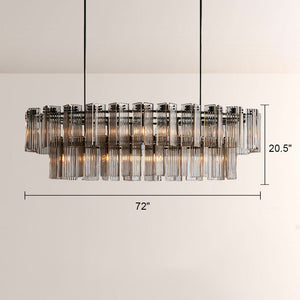 Art Glass Delsia Linear Chandelier - view 13