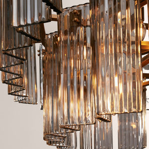 Art Glass Delsia Linear Chandelier - view 9