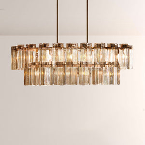 Art Glass Delsia Linear Chandelier - view 7