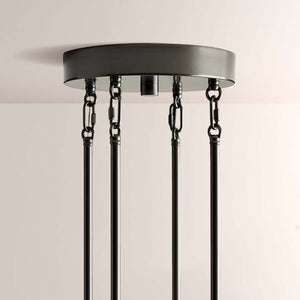 Art Glass Delsia Round Chandelier 60" - view 5