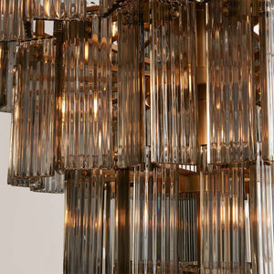 Art Glass Delsia Round Chandelier 60" - view 9