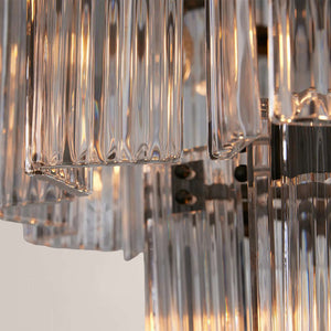 Art Glass Delsia Round Chandelier 48" - view 8