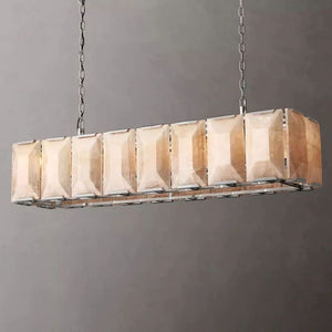 Aubrey Calcite Rectangular Chandelier 54" - view 5