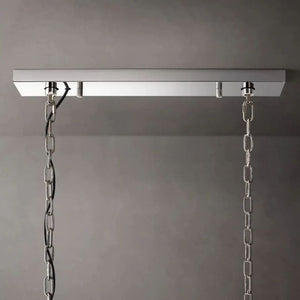 Aubrey Calcite Rectangular Chandelier 42" - view 11
