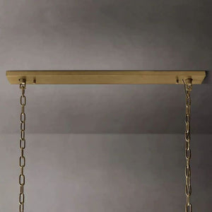 Aubrey Crystal Rectangular Chandelier 62" - view 6