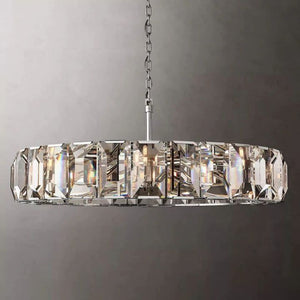 Aubrey Crystal Round Chandelier 60" - view 3