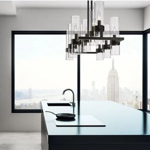 Brio Rectangle Chandelier 43", rectangular - view 4