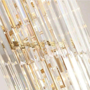 Bahay 2-Story Crystal Round Chandelier - Merlin Lamps