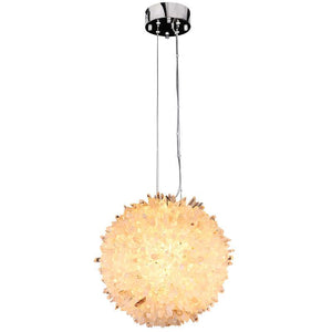 Vosa Crystal Cluster Ball Pendant Light, chandelier - view 3