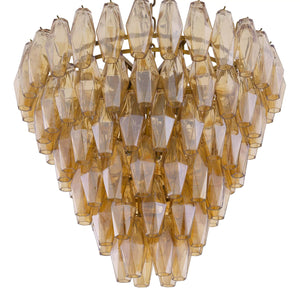 Vespera Modern Amber Glass Chandelier S - view 4