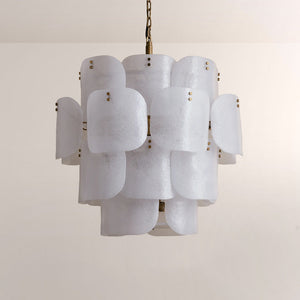 Blaire Tiered Blown Glass Chandelier - view 2