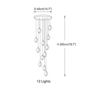 Bloom Porcelain Petals Pendant Light - view 21