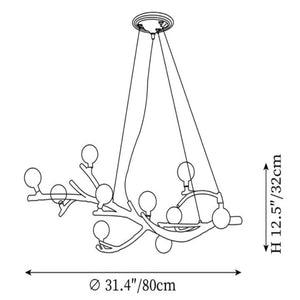 Tree Branch Modern Chandelier - view 14
