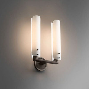 Beryl Double White Glass Shard Wall Light, chandelier - view 5