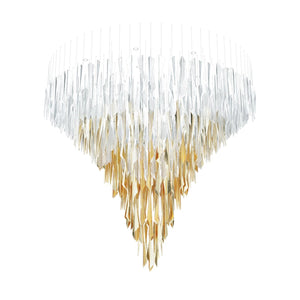 Galaxy Breeze Meteor Shower Crystal Spiral Chandelier - view 39