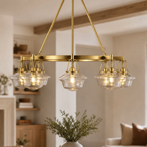 Bubble Glass 8-Light Round Pendant D1000, chandelier - view 7