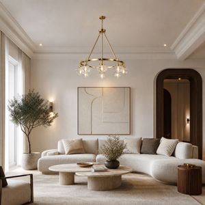 Bubble Glass 8-Light Round Pendant D1000, chandelier - view 9