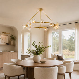 Bubora Clear Glass Round Chandelier - view 9