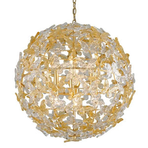 Butterfly 8 Lights Crystal Chandelier - view 2