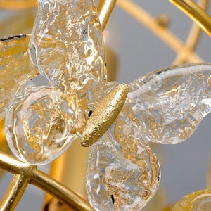 Butterfly 8 Lights Crystal Chandelier - view 4