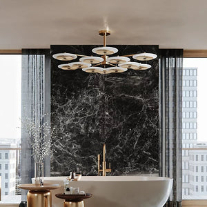 Ovo Ice Glass Round Chandelier 56.75" - view 3