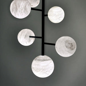 Alabaster Sphere Modern Artistic Chandelier Light - view 5