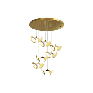 Ceramic Chandeliers Luxury Tulip Flower Ceiling Light - view 9