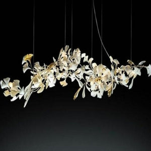 Ceramic Ginkgo Branch Chandelier Light - view 7