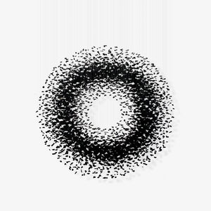Charcoal Cascade Pixel Chandelier - view 20