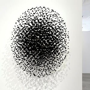 Charcoal Cascade Pixel Chandelier - view 12