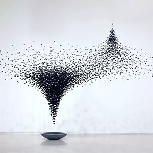 Charcoal Cascade Pixel Chandelier - view 7