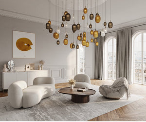 Galaxy Chromatic Gem Drop Spiral Chandelier - view 17