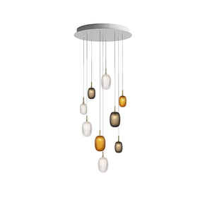 Galaxy Chromatic Gem Drop Spiral Chandelier - view 38
