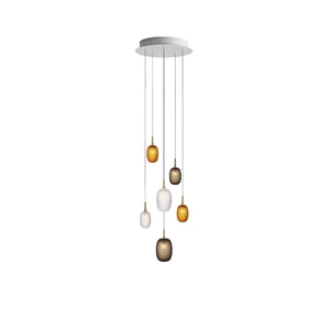 Galaxy Chromatic Gem Drop Spiral Chandelier - view 39