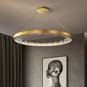 Luxury Circle Crystal Chandelier - view 6