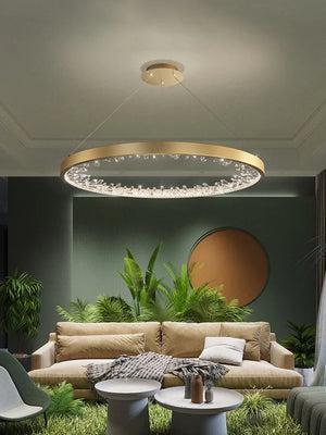 Luxury Circle Crystal Chandelier - view 9