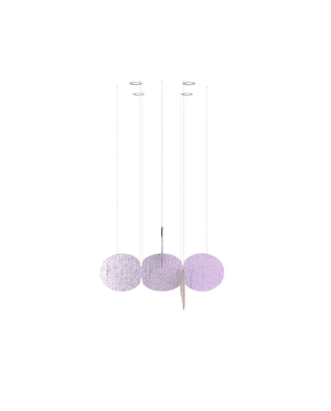 Clouds Iridescent Disc Chandelier - view 7