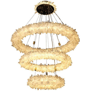 Vosa Crystal Cluster Halo Modern Chandelier - view 5