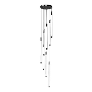 Contemporary Staircase Chandelier Spiral Tube Ceiling Light - view 25
