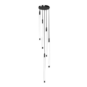 Contemporary Staircase Chandelier Spiral Tube Ceiling Light - view 21
