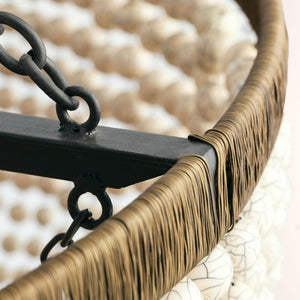 Crane Three-layer Round Beads Chandelier - view 2